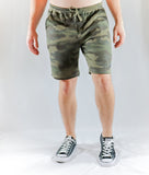 GREEN CAMO BLESSED SHORTS