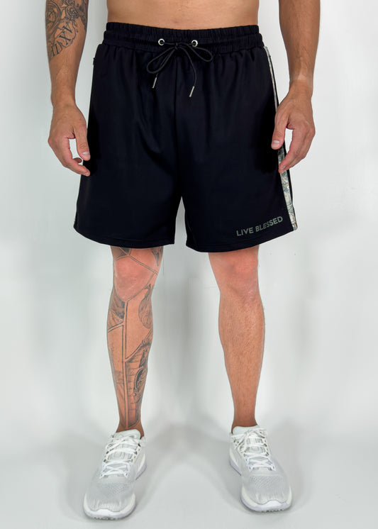 (Pre-Order 4 Weeks) Resilient Camo Striped Shorts