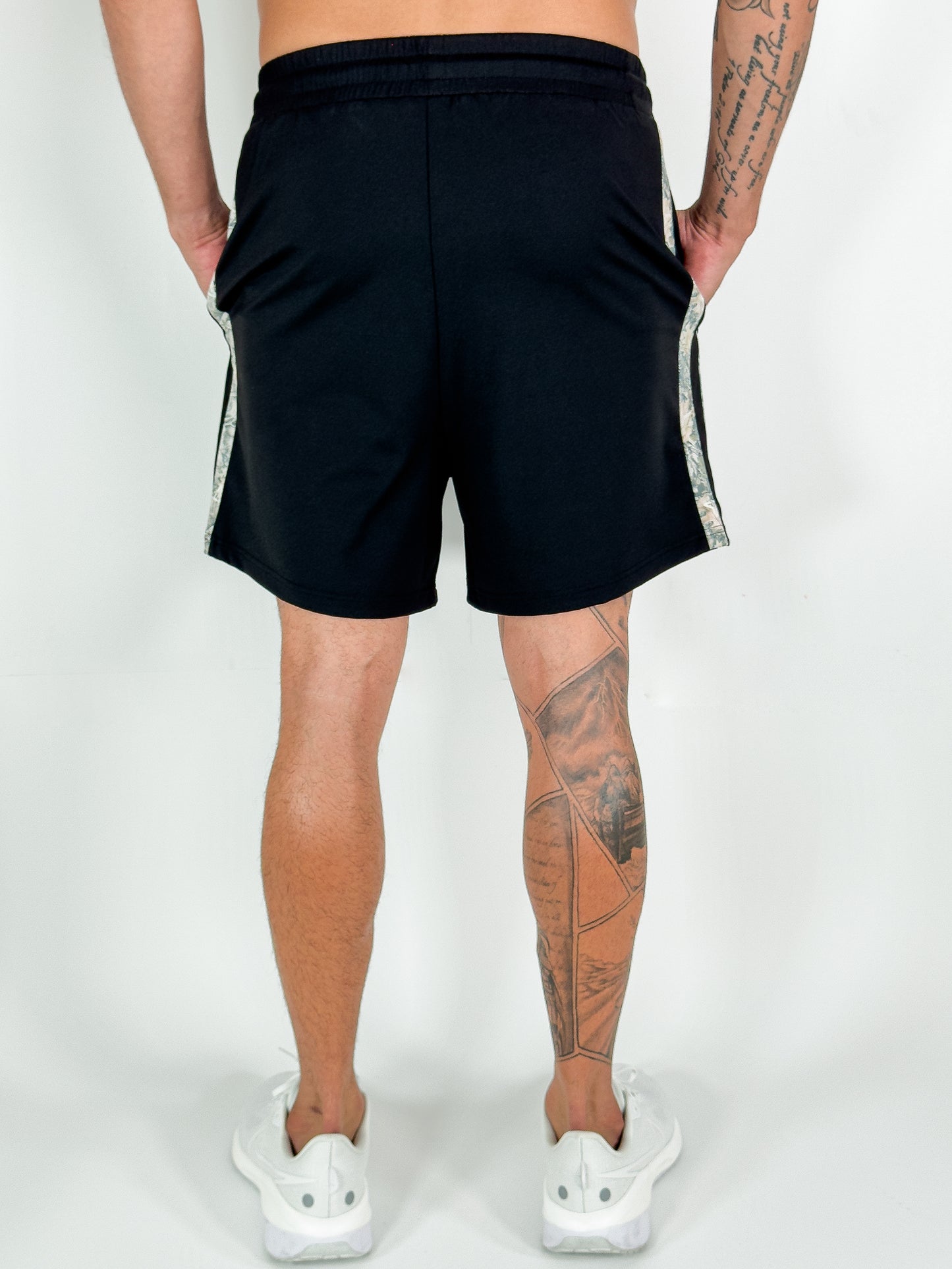 (Pre-Order 4 Weeks) Resilient Camo Striped Shorts