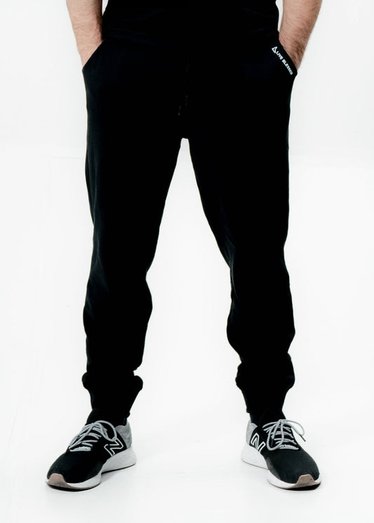 Initial Sweat Pants - Black
