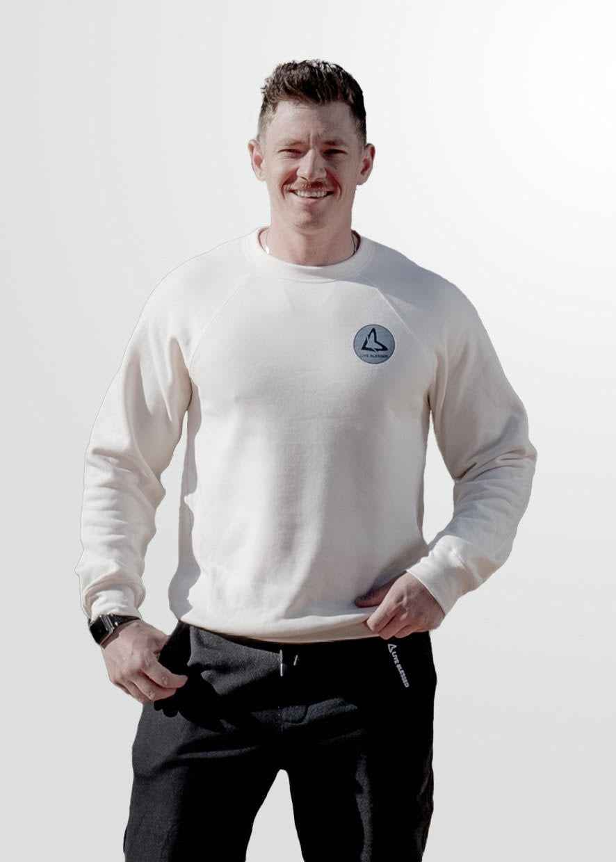 Your Life Is As Good As Your Mindset Crewneck Sweater - Natural