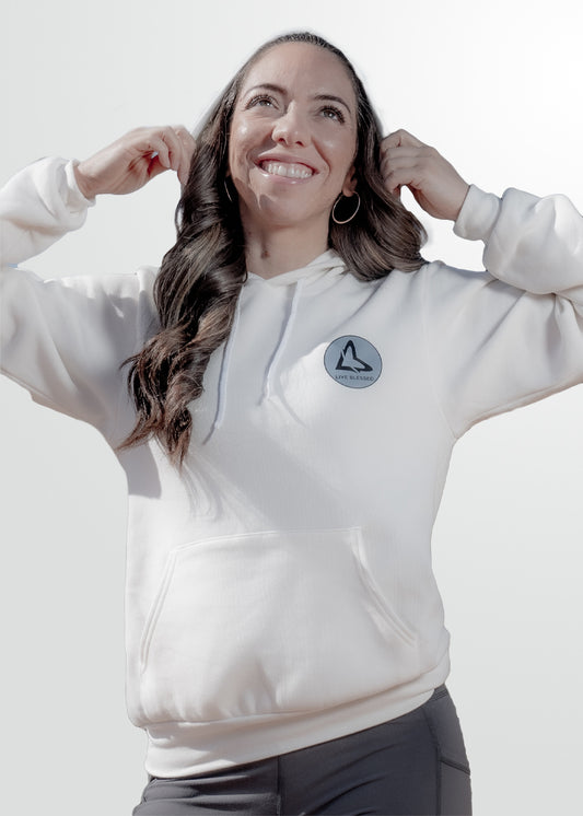 Your Life Is As Good As Your Mindset Hoodie - Vintage White