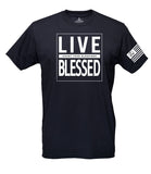 LIVE BLESSED CLASSIC TEE - BLACK