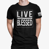 LIVE BLESSED CLASSIC TEE - BLACK