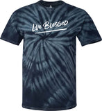 WOMEN'S BLACK LIVE BLESSED TIE DYE TEE