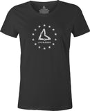 WOMEN'S STAR CIRCLE - BLACK TEE