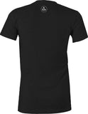 WOMEN'S STAR CIRCLE - BLACK TEE