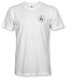 MEN'S LVBLSD FLAG - WHITE TEE