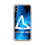 Blue Burst iPhone Case