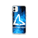 Blue Burst iPhone Case