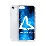 Blue Burst iPhone Case