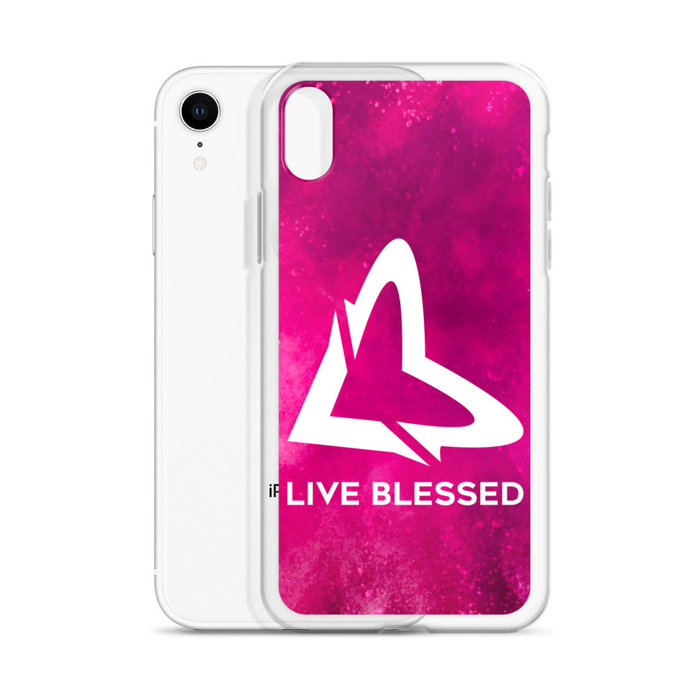 Pink Burst iPhone Case