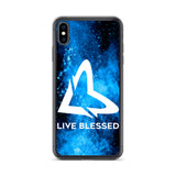 Blue Burst iPhone Case