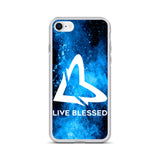 Blue Burst iPhone Case