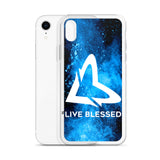 Blue Burst iPhone Case