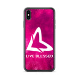 Pink Burst iPhone Case