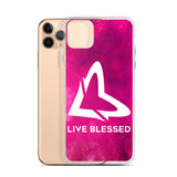 Pink Burst iPhone Case