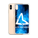 Blue Burst iPhone Case