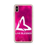 Pink Burst iPhone Case