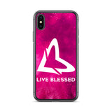 Pink Burst iPhone Case