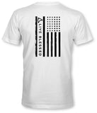 MEN'S LVBLSD FLAG - WHITE TEE